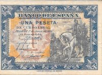 Billetes - EspaÃ±a - Estado EspaÃ±ol (1936 - 1975) - 1 ptas - 435 - ebc - 1940 - Num.ref: C6340065