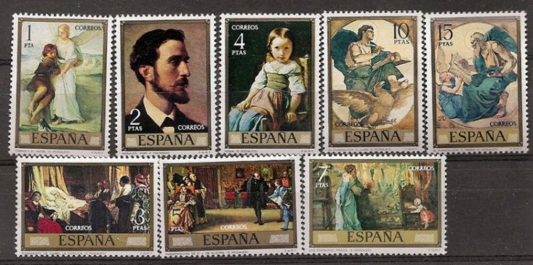 Sellos - Países - España - 2º Cent. (Series Completas) - Estado Español - 1974 - 2203/10 - ** - Click en la imagen para cerrar