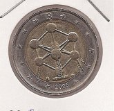 2€ - Bélgica - SC - Año 2006 - átomo