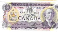 Billetes - America - Canada - 88 - SC - 1971 - 10 dolares - Num.ref: VE3403657