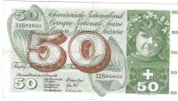 Billetes - Europa - Suiza - 48K - MBC+ - 1971 - 50 francos - Num.ref: 33S92622