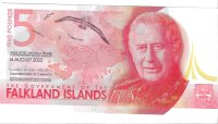 Billetes - America - Islas Malvinas - 20 - SC - 2025 - 5 pounds - Num.ref: A168106