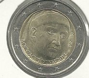 Monedas - Euros - 2€ - Italia - SC - Año 2013 - Bocaccio
