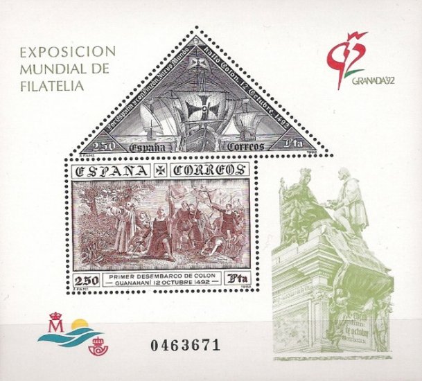 Sellos - Países - España - 2º Cent. (Series Completas) - Juan Carlos I - 1992 - 3195 - ** - Click en la imagen para cerrar