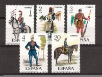 Sellos - Países - España - 2º Cent. (Series Completas) - Juan Carlos I - 1977 - 2381/85 - **