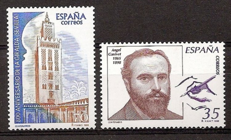 Sellos - Países - España - 2º Cent. (Series Completas) - Juan Carlos I - 1998 - 3586/87 - ** - Click en la imagen para cerrar