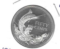 Monedas - America - Bahamas - 64a - 1974 - 50 ct - plata