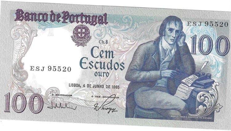 Billetes - Europa - Portugal - 178e - SC - 1985 - 100 escudos - Num.ref: ESJ95520 - Click en la imagen para cerrar