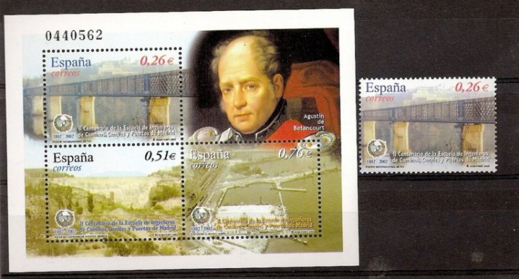 Sellos - Países - España - 2º Cent. (Series Completas) - Juan Carlos I - 2003 - 3966/67 - ** - Click en la imagen para cerrar