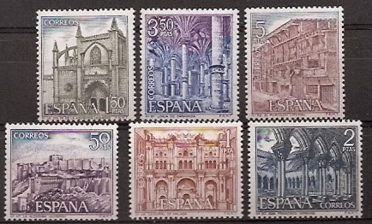 Sellos - Pa&iacute;ses - Espa&ntilde;a - 2&ordm; Cent. (Series Completas) - Estado Espa&ntilde;ol - 1970 - 1982/87 - ** - Click en la imagen para cerrar