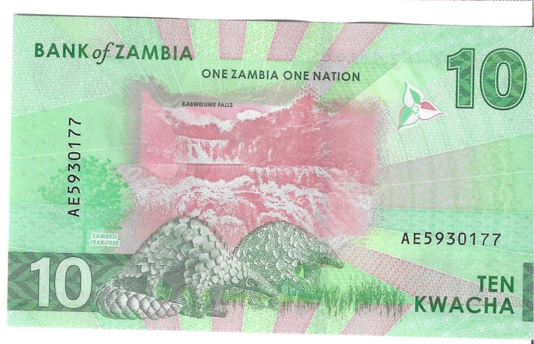 Billetes - Africa - Zambia - 62 - SC - 2024 - 10 kwacha - Num.ref: AE59530177 - Click en la imagen para cerrar