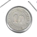 Monedas - Europa - Gran BretaÃ±a (Est. estrecho) - 21a - 1909 - 10 ct - plata