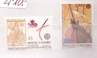 Sellos - Países - Andorra - Correo Español - Series completas - 1992 - 230/31 - **