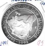 Monedas - America - Nicaragua - 302 - 1991 - cordoba - plata
