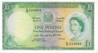Billetes - Africa - Rhodesia - 21 - EBC - Año 1957 - Pound - num ref: 524069