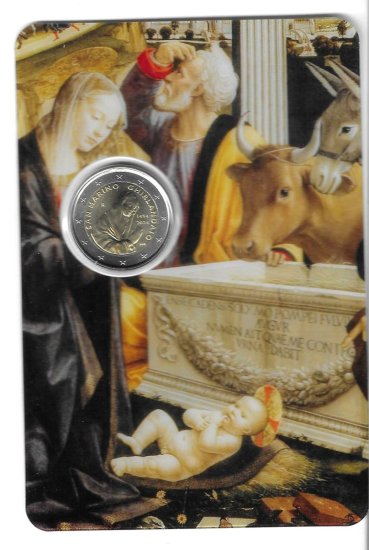 Monedas - Euros - 2€ - San Marino - SC - 2024 - Ghirlandaio - Click en la imagen para cerrar