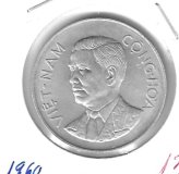 Monedas - Asia - Vietnam del Sur - 50 - 1960 - 50 su