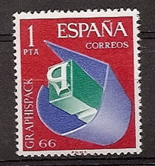 Sellos - Países - España - 2º Cent. (Series Completas) - Estado Español - 1966 - 1709 - ** - Click en la imagen para cerrar