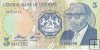 Billetes - Africa - Leshoto - 10A - SC - 1989 - 5 maloti - Num.ref: E984246
