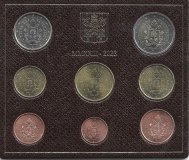 Monedas - Euros - Estuches oficiales - Vaticano - SC - 2023 - Colección de 8 monedas