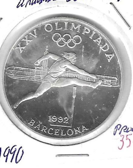 Monedas - Europa - Andorra - 58 - 1990 - 20 diner - plata - Click en la imagen para cerrar