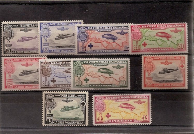 Sellos - Países - España - 1º Cent. (Series Completas) - 0339/48 - ** - Click en la imagen para cerrar