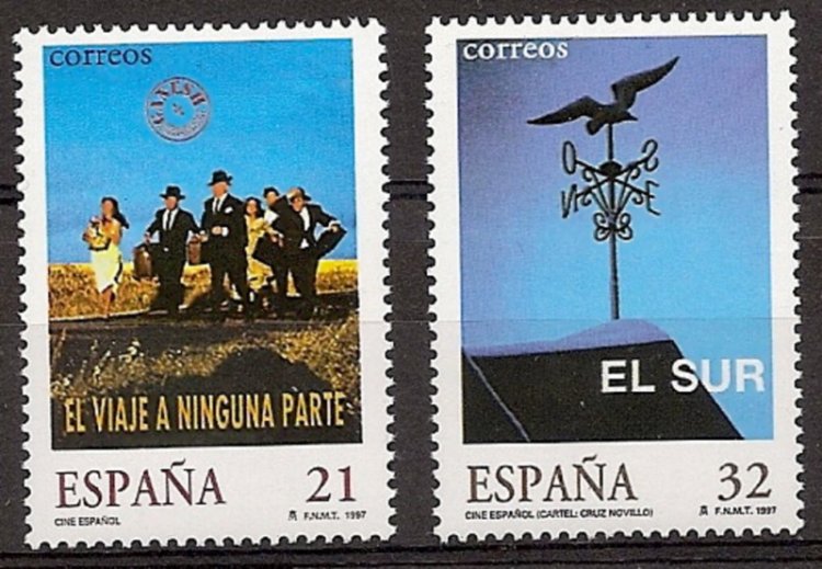 Sellos - Países - España - 2º Cent. (Series Completas) - Juan Carlos I - 1997 - 3472/73 - ** - Click en la imagen para cerrar