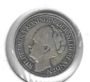 Monedas - America - CuraÃ§ao - 44 - 1947 - 1/4 gulden - plata