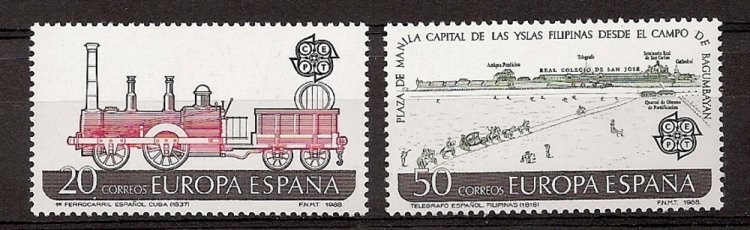 Sellos - Países - España - 2º Cent. (Series Completas) - Juan Carlos I - 1988 - 2949/50 - ** - Click en la imagen para cerrar