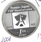 Monedas - Europa - Francia - 1551 - 2008 - 1,5Â€ - plata