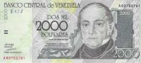 Billetes - America - Venezuela - 80 - SC - 1998 - 2000 bolivares - Num.ref: A63753761