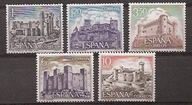 Sellos - Pa&iacute;ses - Espa&ntilde;a - 2&ordm; Cent. (Series Completas) - Estado Espa&ntilde;ol - 1970 - 1977/81 - ** - Click en la imagen para cerrar