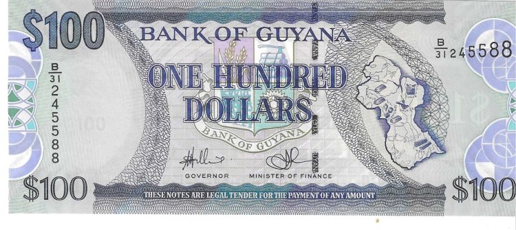 Billetes - America - Guayana - 36B - SC - 2006 - 100 dolares - Num.ref: 245588 - Click en la imagen para cerrar