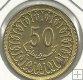 Monedas - Africa - Tunez - 308 - Año 1983 - 50 millim