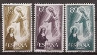 Sellos - Países - España - 2º Cent. (Series Completas) - Estado Español - 1957 - 1206/08 - **