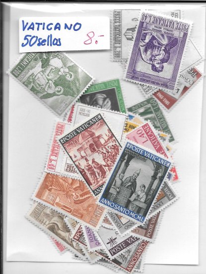 Paises - Europa - Vaticano - 50 sellos diferentes - Click en la imagen para cerrar