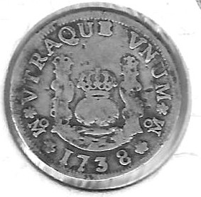 Monedas - EspaÃ±a - Felipe V (1700 - 1746) - 513 - 1738 - Real - Mexico - plata - Click en la imagen para cerrar