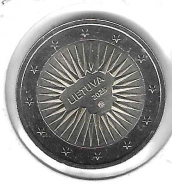 Monedas - Euros - 2€ - Lituania - SC - 2025 - Defensa Estado - Click en la imagen para cerrar