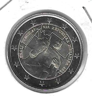 Monedas - Euros - 2€ - Croacia - SC - 2025 - Milenario Croacia - Click en la imagen para cerrar