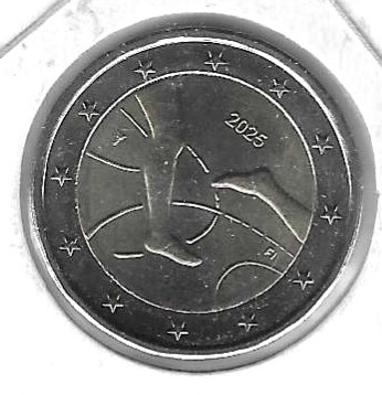 Monedas - Euros - 2€ - Finlandia - SC - 2025 - Atletismo - Click en la imagen para cerrar