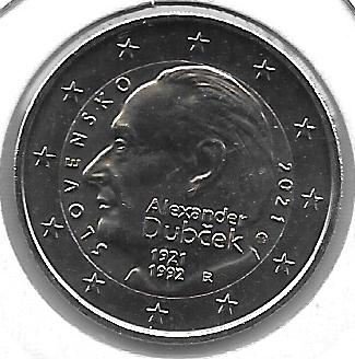 Monedas - Euros - 2€ - Eslovaquia - SC - 2021 - Alexander Dubcek - Click en la imagen para cerrar