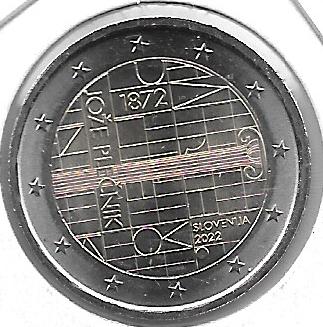 Monedas - Euros - 2€ - Eslovenia - SC - 2022 - Joze Plecmk - Click en la imagen para cerrar