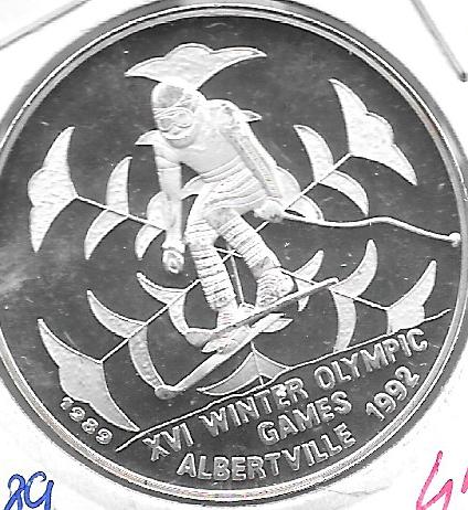 Monedas - Asia - Camboya - 81 - 1989 - 20 riels - plata - Click en la imagen para cerrar