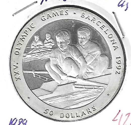 Monedas - Oceania - Niue - 27 - 1989 - 50 dolares - plata - Click en la imagen para cerrar