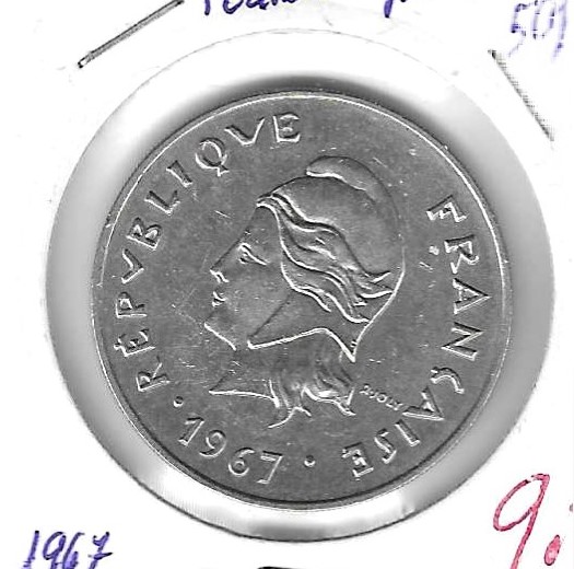 Monedas - Europa - Francia (Polinesia francesa) - 7 - 1967 - 50 francos - Click en la imagen para cerrar
