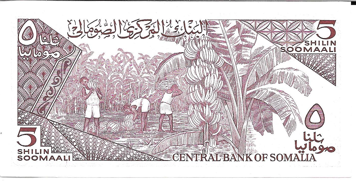 Billetes - Africa - Somalia - 31c - sc - 1987 - 5 shillings - Click en la imagen para cerrar