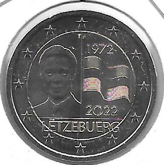 Monedas - Euros - 2E - Luxemburgo - - SC - 2022 - Bandera - Click en la imagen para cerrar