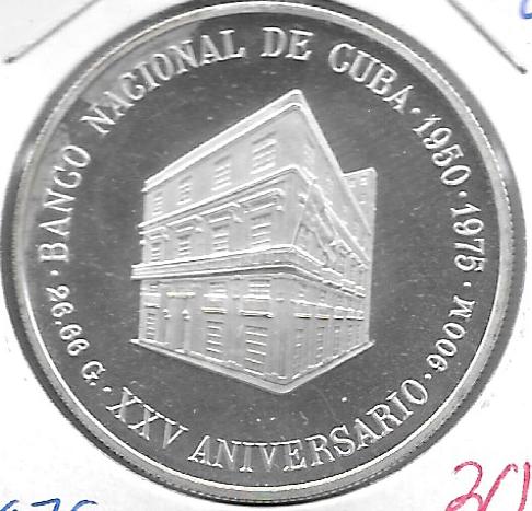 Monedas - America - Cuba - 37 - 1975 - 10 Pesos - Plata - Click en la imagen para cerrar
