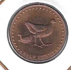 Monedas - America - Tristan da Cunha - 1 - 2009 - 1/2 pence - Islas gough - Click en la imagen para cerrar