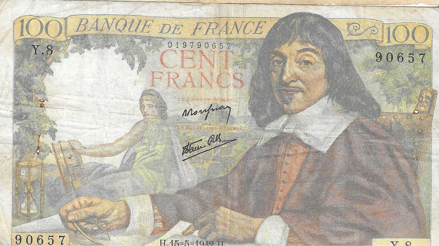 Billetes - Europa - Francia - 101 - MBC+ - 1942 - 100 francos - Num.ref: 90657
